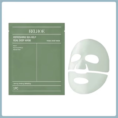 Seaweed Deep Repair Mask Restore Facial Skin Elasticity Hydration Plump Moisturizing Face Care Beauty Products Korean Cosmetics