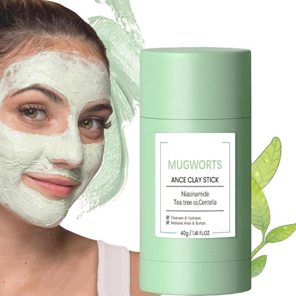 Revitalize Your Skin with the Green Tea Deep Cleanse Mask Stick - Powerful Blackhead Remover & Moisturizer for All Skin Types