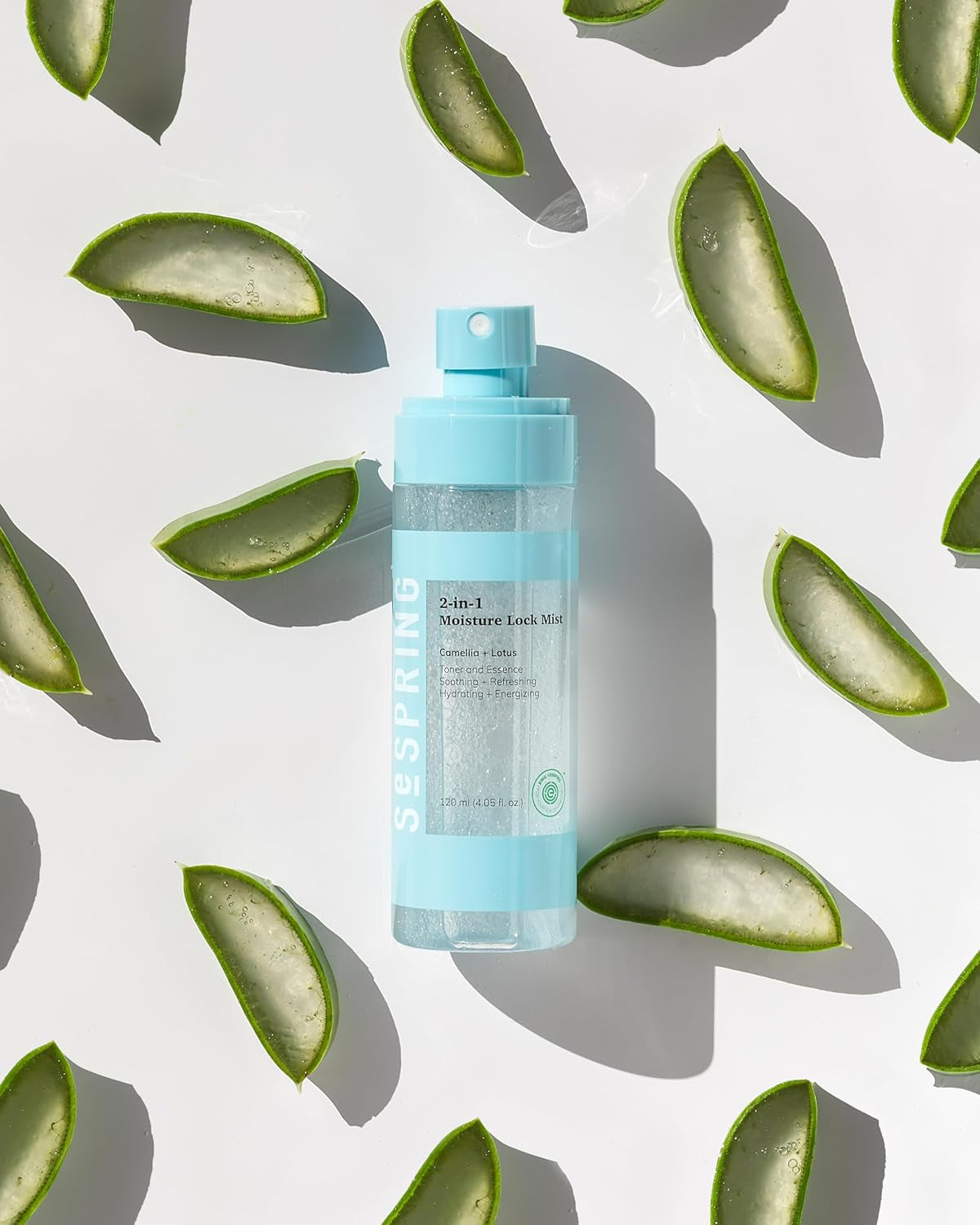 2-In-1 Moisture Lock Mist, Facial Toner & Essence, Korean Skin Care, Formulated with Camellia and Lotus, Korean Toner, Clean Beauty, Vegan, Cruelty Free, and Paraben Free (4.05 Fl Oz)