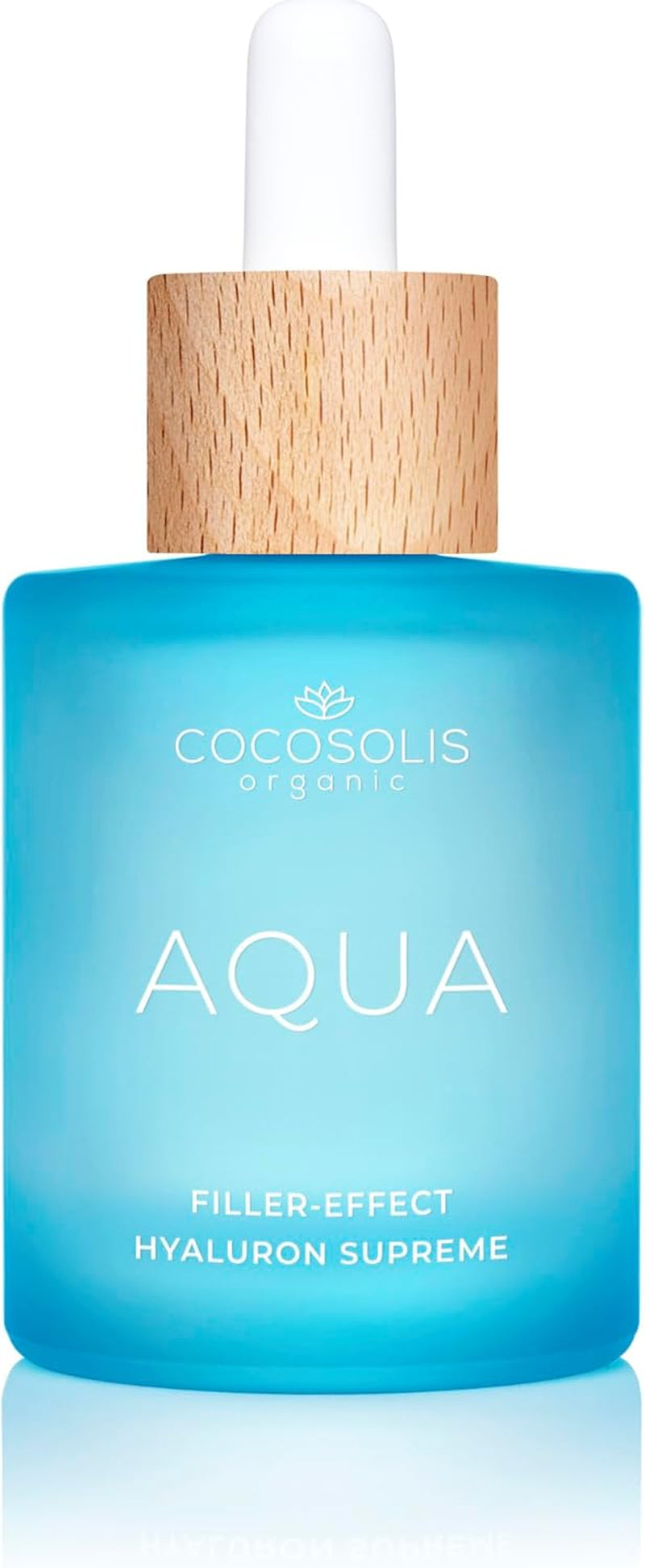 AQUA Filler-Effect Hyaluron Supreme Facial Serum with 8 Types of Hyaluronic Acid and Aquaxyl™, Vegan Anti-Age Day Care with Ultra Hydration