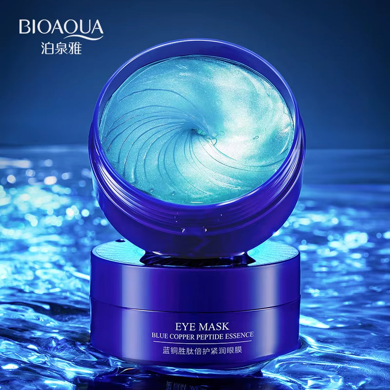 60Pcs Hydrating Moisturizing Eye Mask Cucumber Blueberry Fruit Extract Eye Patches Smoothing Repairing Collagen Korean Cosmetics