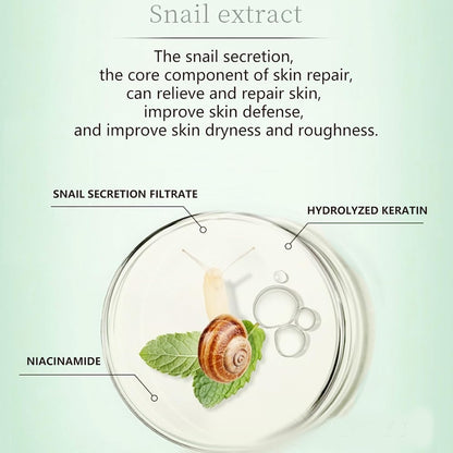 7PCS Snail Mucin Essence Set,Snail Mucin Face Serum,Firming Snail Mucin Skin Care Kit,Face Oil & Face Toner & Eye Cream Stick & Face Cream & 24K Gold under Eye Gel Pad,Anti Aging & Reduce Dark Circle