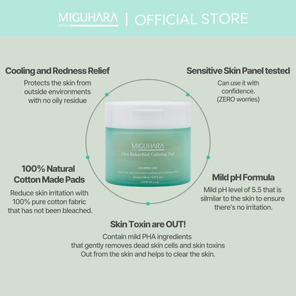 Revitalize Your Skin with Cica Bakuchiol Calming Pads - Soothing Korean Skincare Toner (150ml)