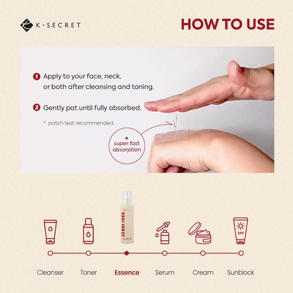 SEOUL 1988 Essence : Snail Mucin 97% + Rice, 100Ml/3.38Fl.Oz. | 97% Snail Secretion with Rice Ferment Filtrate and Rice Extract for Skin Hydration, Soothing | Korean Skincare |