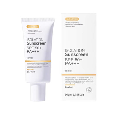 SPF 50+ Sunscreen Long Lasting & Waterproof Sun Protection Cream Moisturizing Non Sticky Ultraviolet-Proof for Face & Body