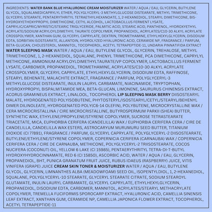 Water Bank Blue Hyaluronic Cream Moisturizer: Hydrating Korean Face Cream with Squalane & Ceramide for Skin Barrier Support, Dermatologist-Tested