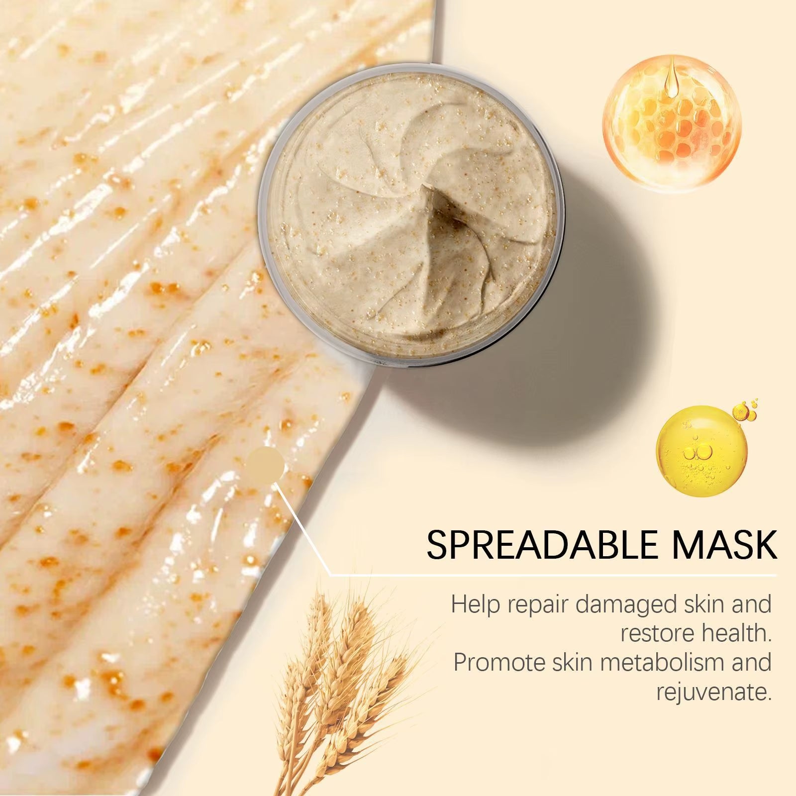 Revitalize Your Skin with the Hoygi Rice Raw Pulp Moisturizing Mask - Fade Dark Spots & Hydrate for Sensitive Skin