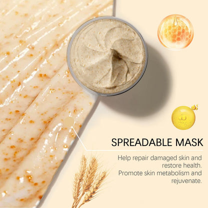 Revitalize Your Skin with the Hoygi Rice Raw Pulp Moisturizing Mask - Fade Dark Spots & Hydrate for Sensitive Skin