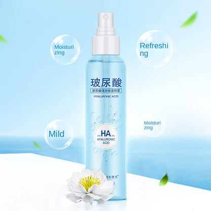 Hyaluronic Acid Moisturizing Spray Makeup Water Face Toner Refreshing Oil Control Hydrating Serum Tonic Skin Care Products 150Ml