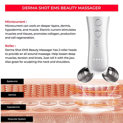 Revitalize Your Skin with the EMS Face Lifting Machine - Microcurrent Roller for Tightening, Rejuvenation, and Double Chin Removal