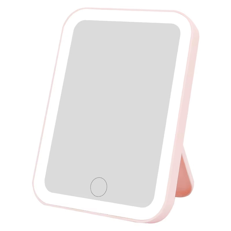 Illuminate Your Beauty: Touch Screen USB Rechargeable LED Vanity Makeup Mirror