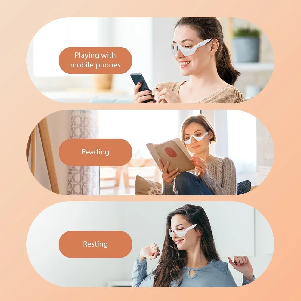 Revitalize Your Eyes with Our 3D Eye Massager - Ultimate Relief for Eye Fatigue and Wrinkles