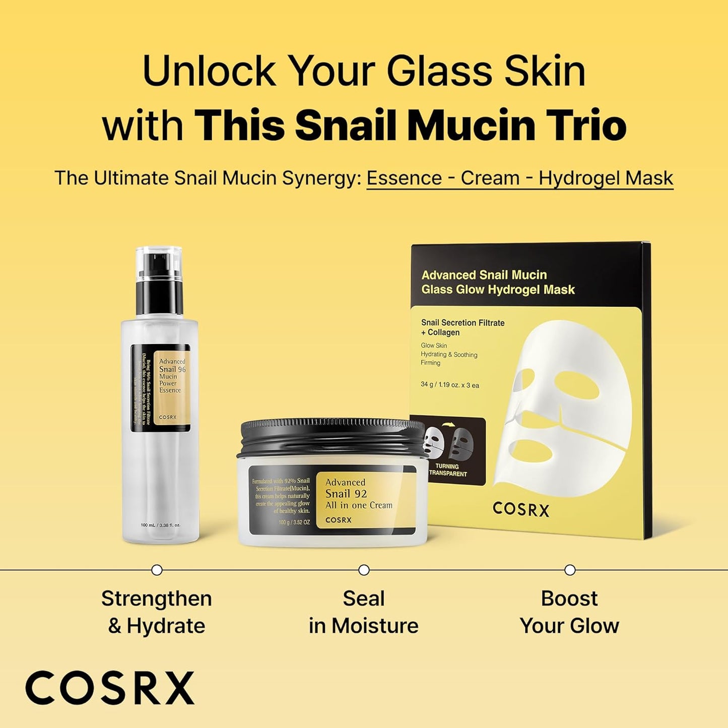 Transform Your Skin with Advanced Snail 92 All-in-One Cream - Ultimate Hydration & Anti-Aging Moisturiser for All Skin Types, 100g