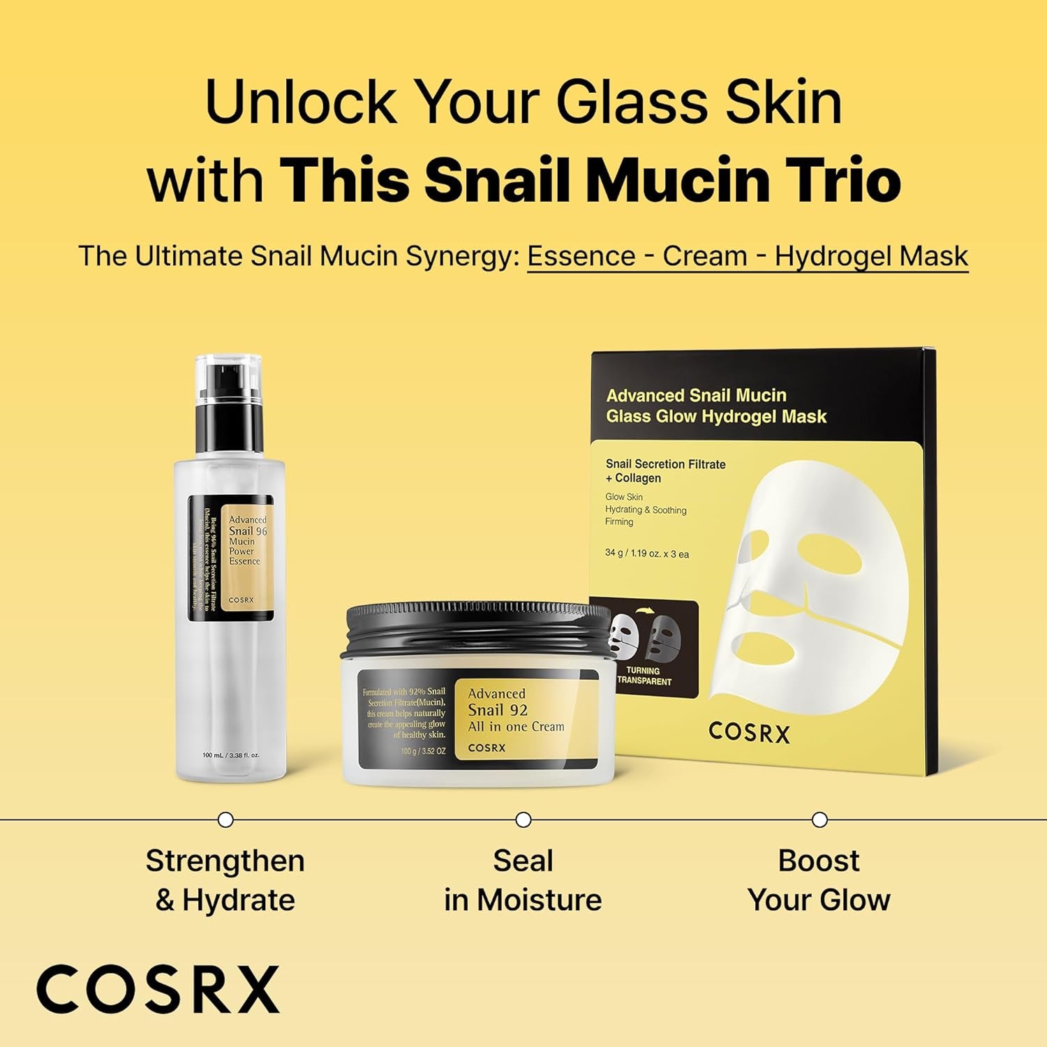 Transform Your Skin with Advanced Snail 92 All-in-One Cream - Ultimate Hydration & Anti-Aging Moisturiser for All Skin Types, 100g