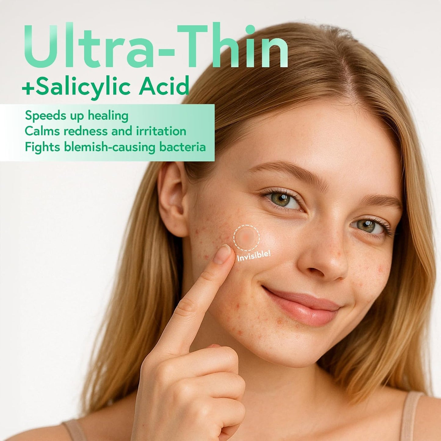 55Count Don'T Pop to Me Blemish Patch, Invisible Spot Cover, Hydrocolloid Acne Patch, Treatment for Breakouts, Absorbs Zits & Blemish, Korean Skin Care (165Pcs (3PK))